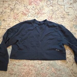 AYBL Deep Blue Cropped Pullover